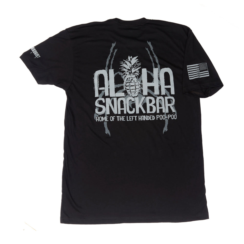 Spike's Tshirt Aloha Snackbar Blk 2x