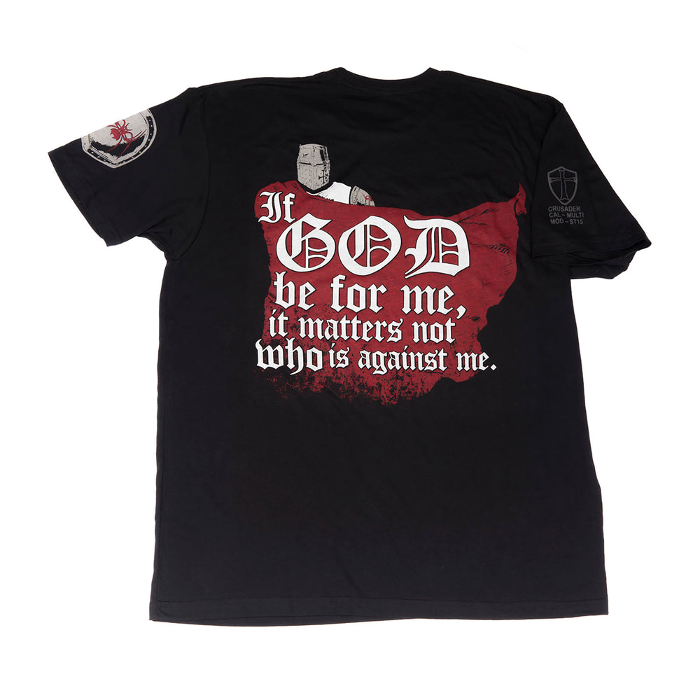 Spike's Tshirt If God Be For Blk 2x