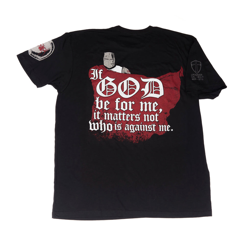 Spike's Tshirt If God Be For Blk 2x