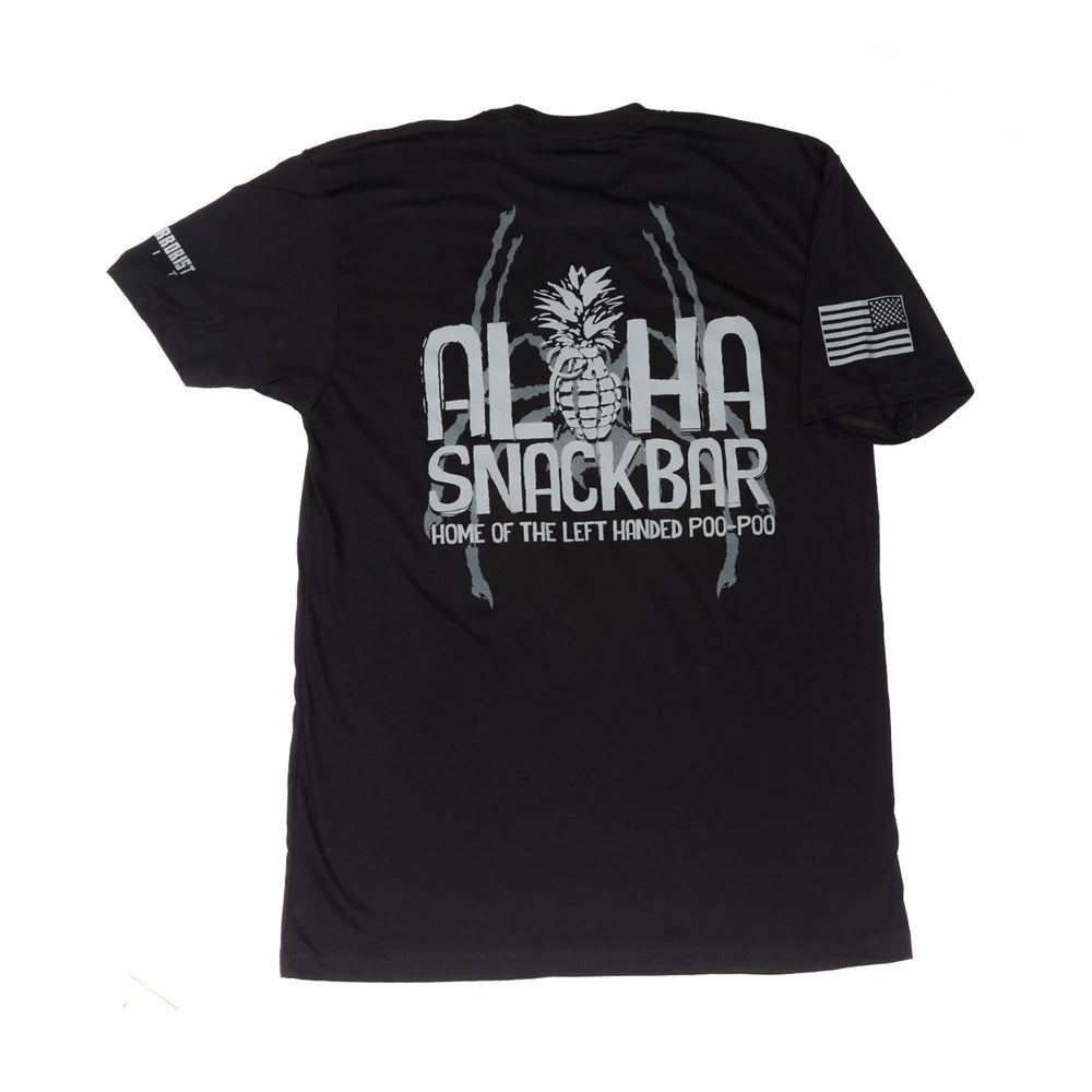 Spike's Tshirt Aloha Snackbar Blk 2x