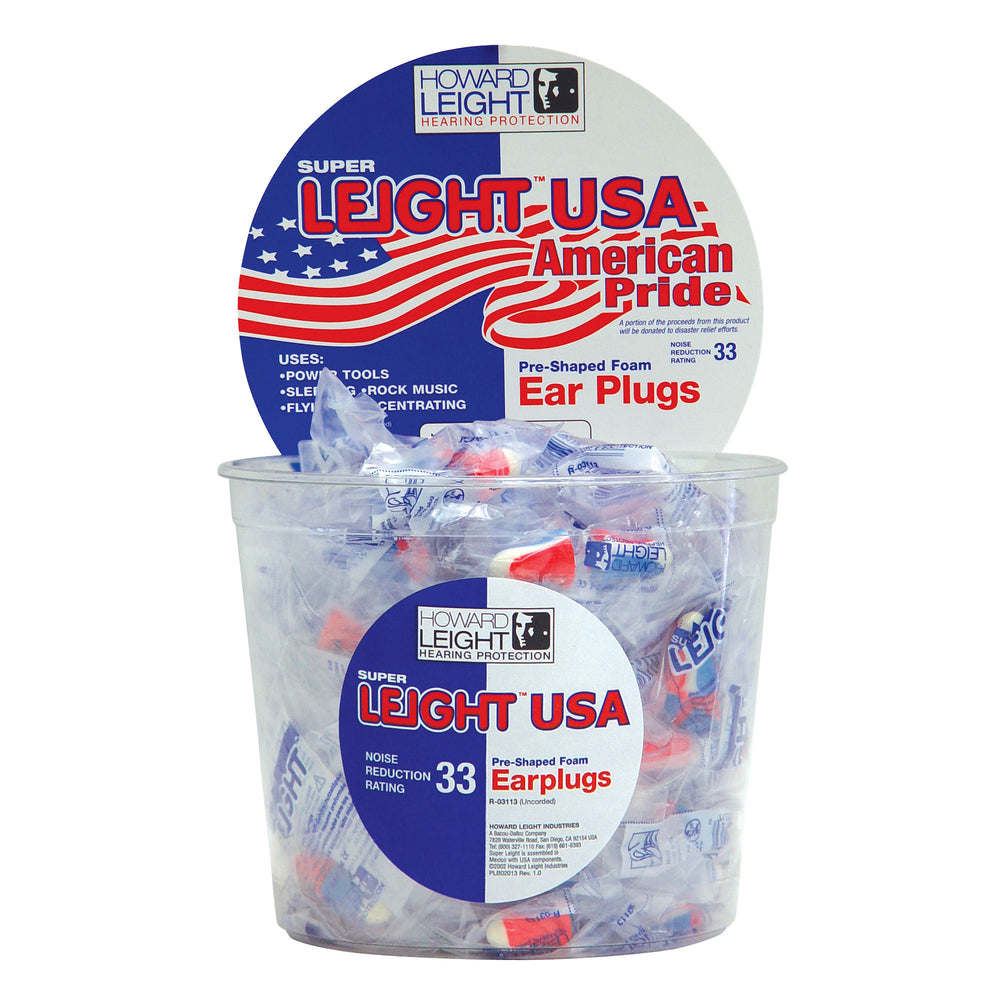 H-l Usa Plugs 100pr Red-white-blue