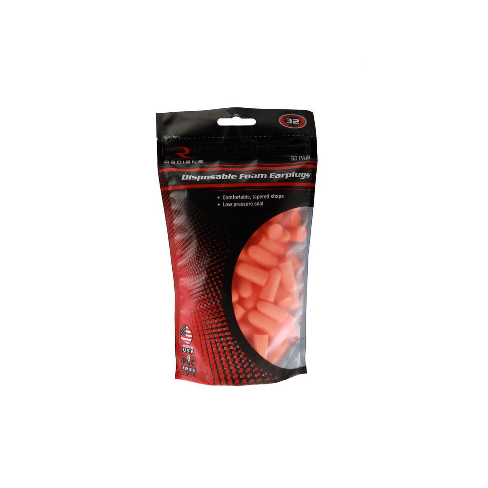 Radians Ear Plug Resealable 50 Pair