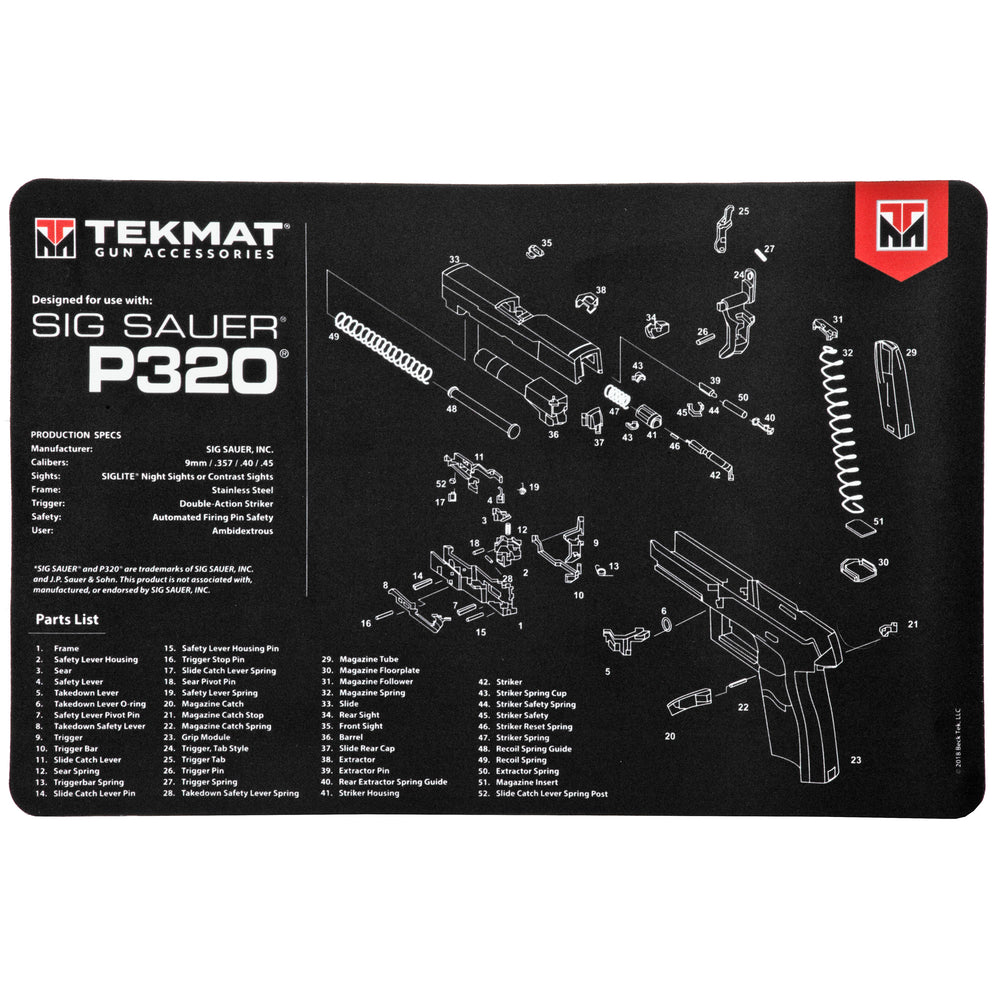 Tekmat Pistol Mat Sig P320