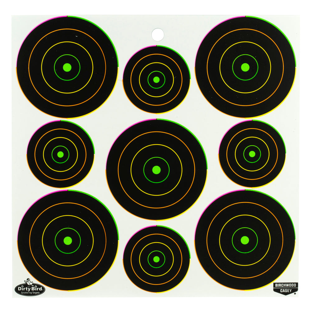 B-c Dirty Bird Multi-color Trgt 20pk