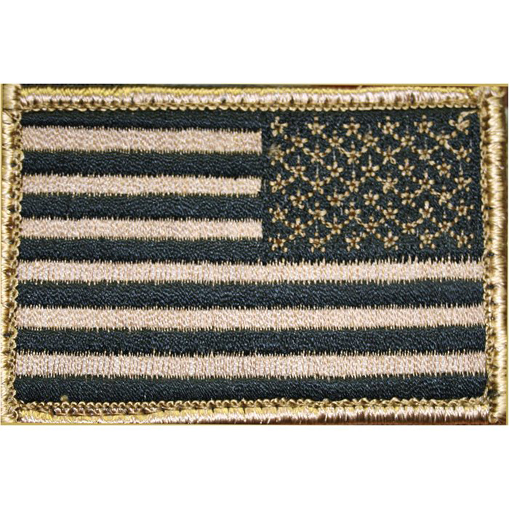 Bh Patch American Flag Rvrsd Tan-blk