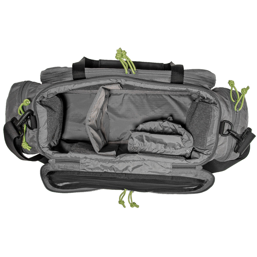 Ggg Range Bag Grey W/lime Green Zip