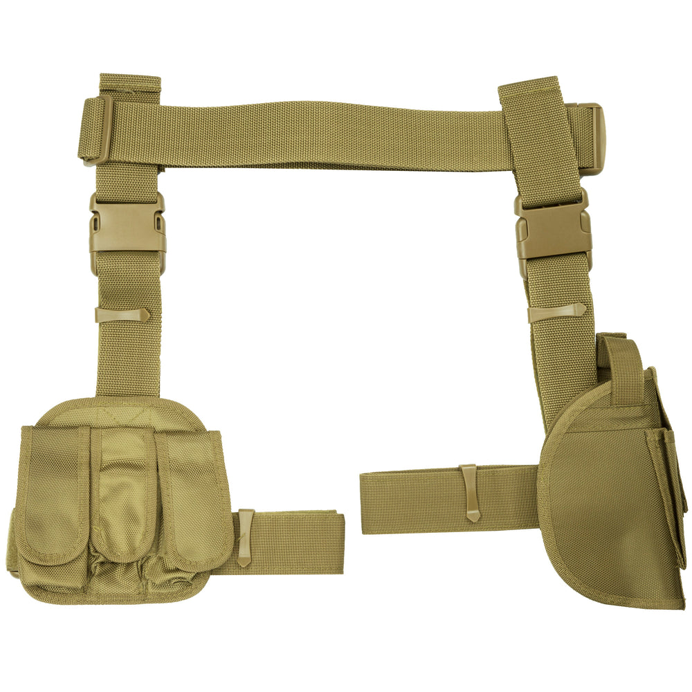 Ncstar Drop Leg Holster Mag Hldr Grn