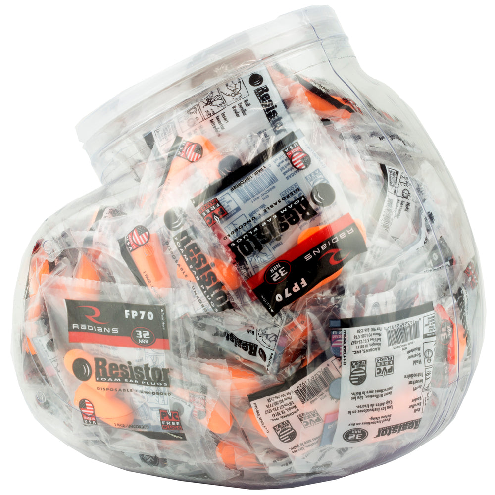 Radians Foam Plugs Nrr32 100-jar