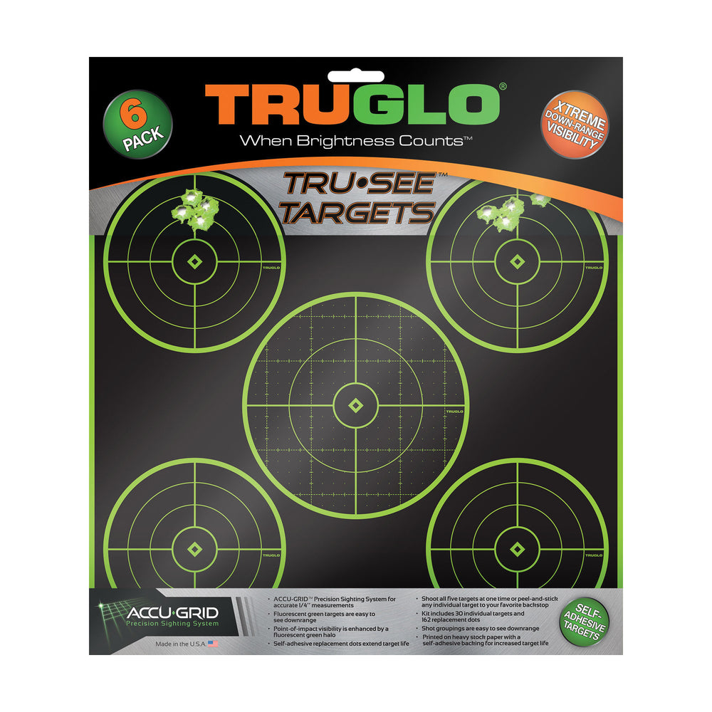 Truglo Tru-see 5 Bull Tgt 12x12 6pk