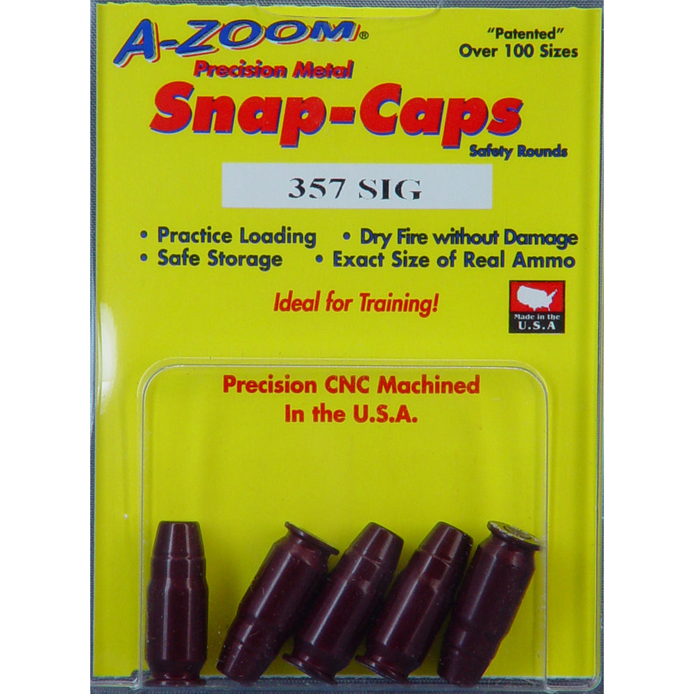 Azoom Snap Caps 357sig 5-pk