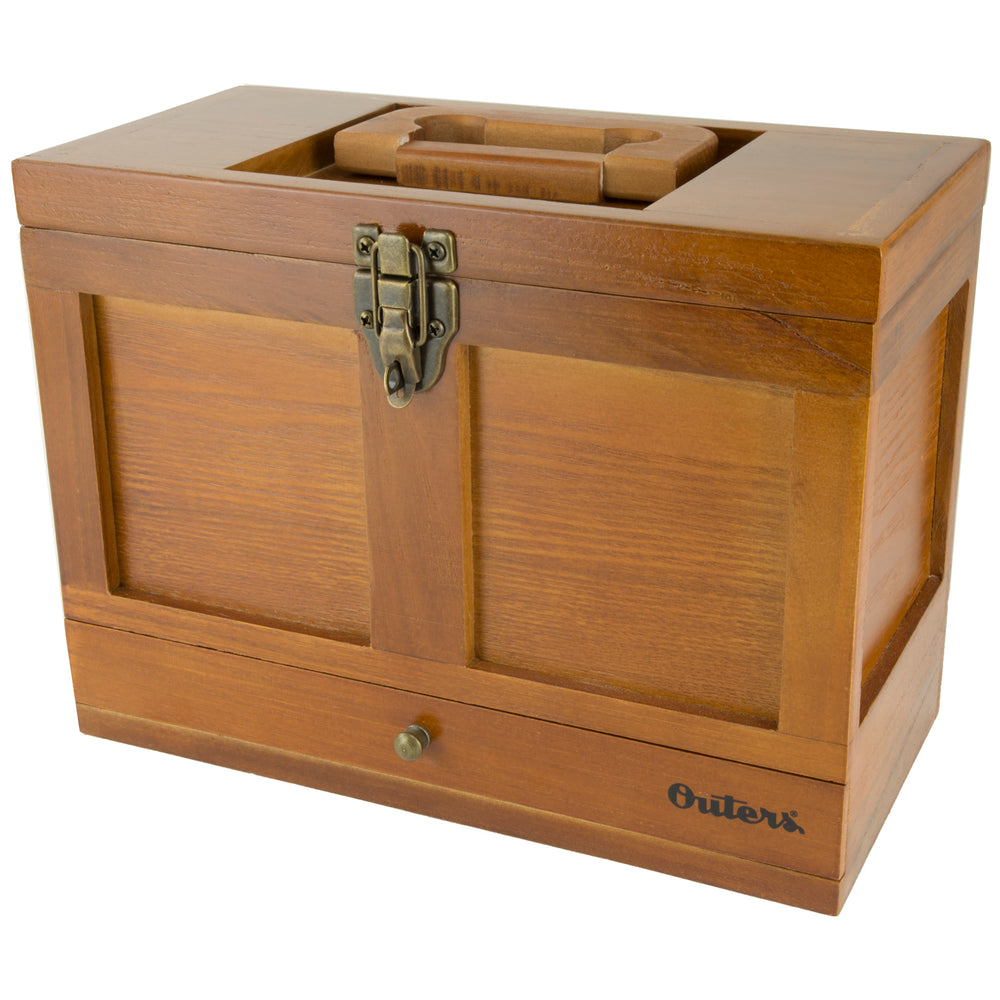 Outers 25pc Univ Clng Tool Box Wood