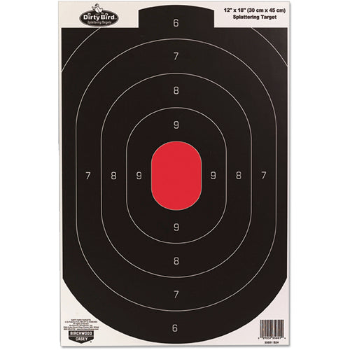 Birchwood Casey Dirty Bird 12ix18i Silhouette Target 8PK