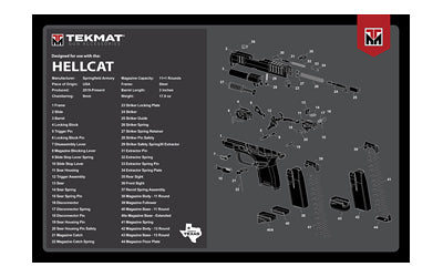 Tekmat Pistol Mat Sprngfld Hellcat